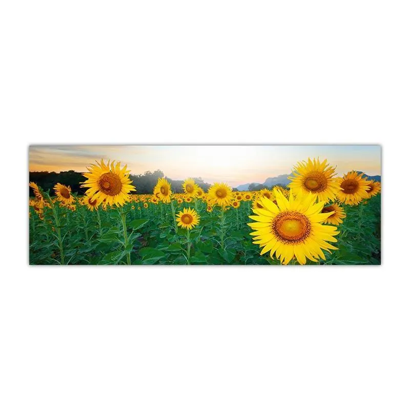 Gorgeous Sunflower Landscape Canvas Prints (50x150cm)