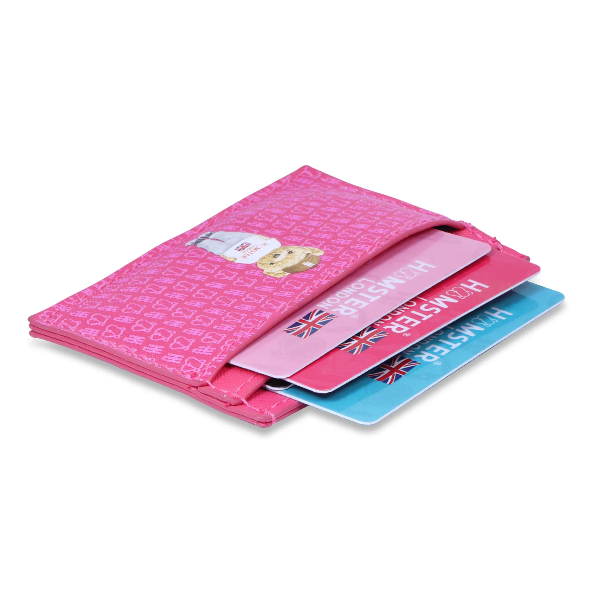 Hamster London Ted H Limited Edition Card Holder Hot Pink