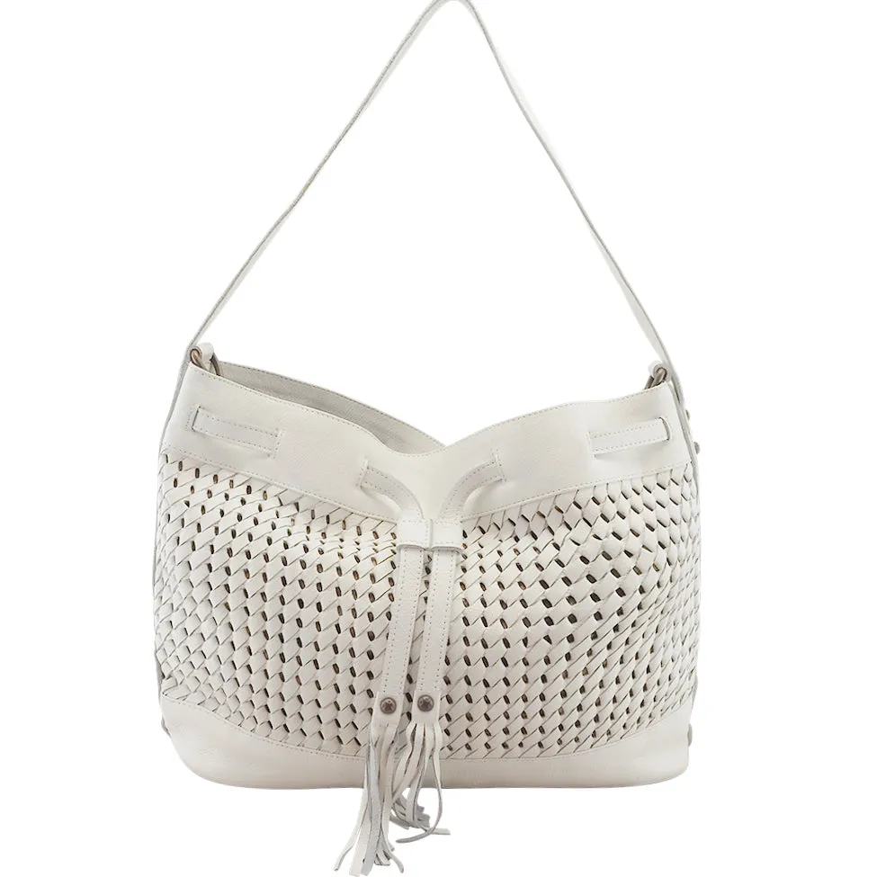 Heather Tote | White