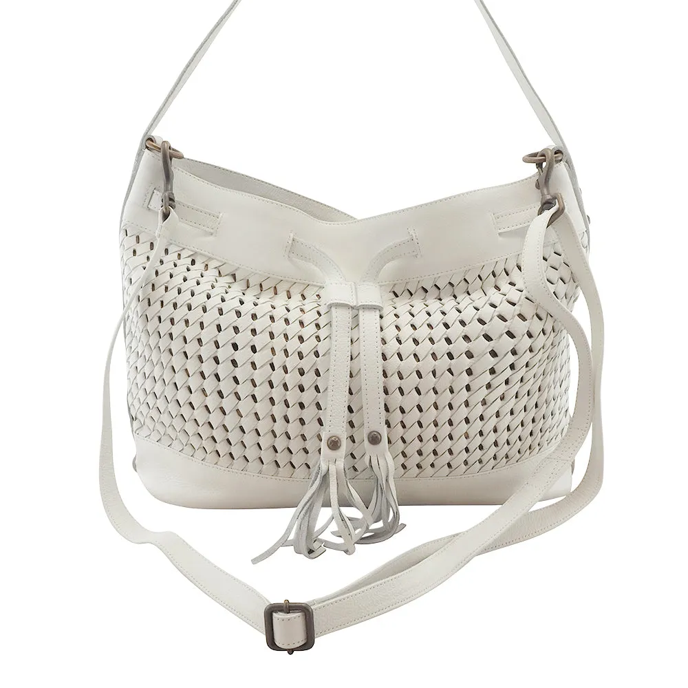 Heather Tote | White