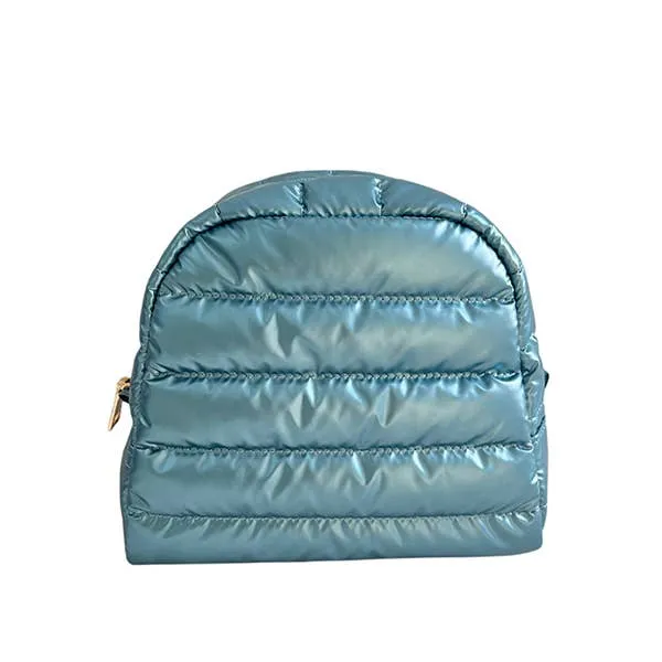 Irene Cosmetic Puffer Bag-Seafoam 