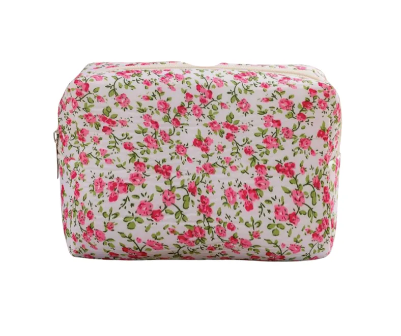 Isla - Floral Zipper Pouch