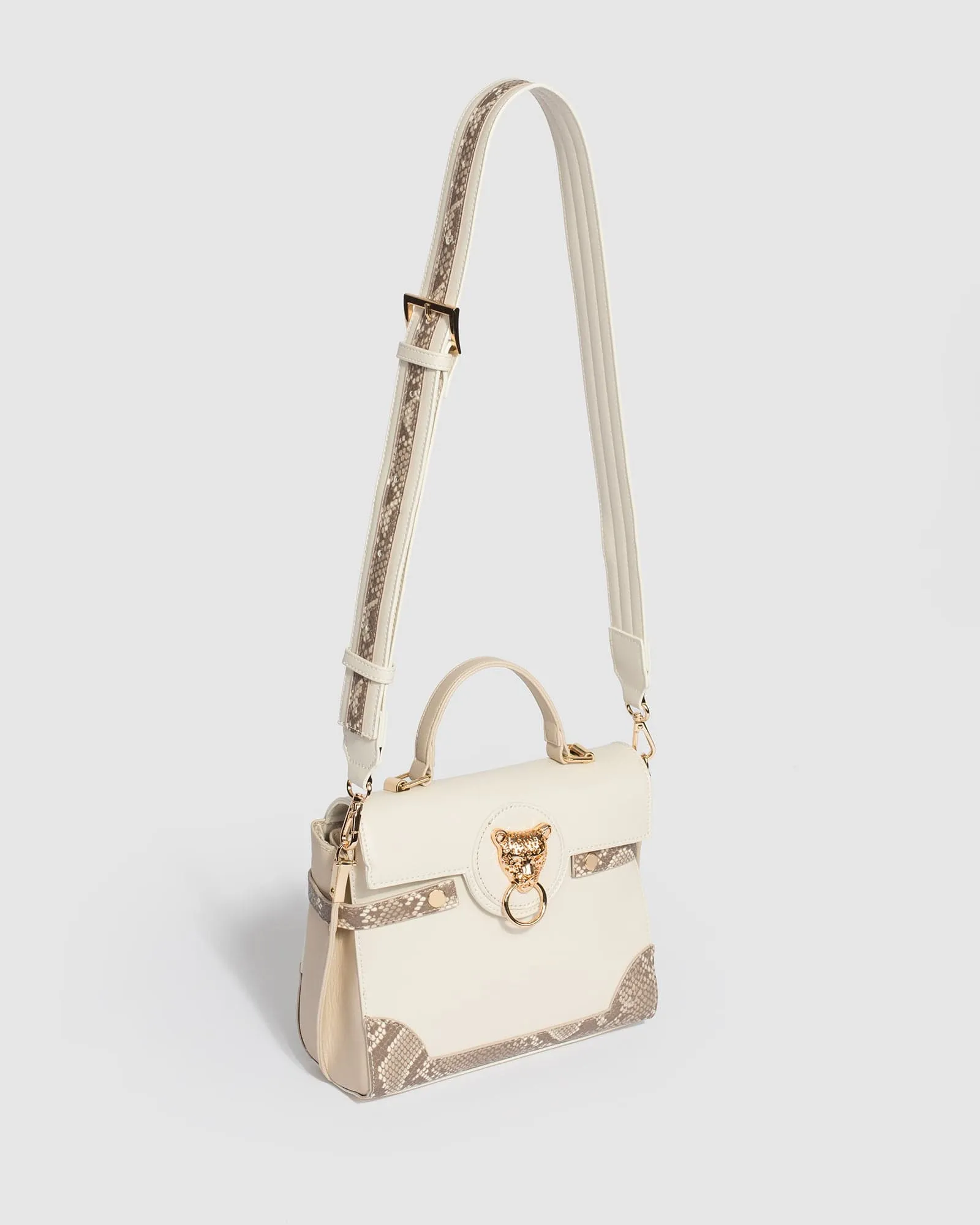 Ivory Breanna Top Handle Bag