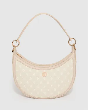 Ivory Flavia Saddle Bag