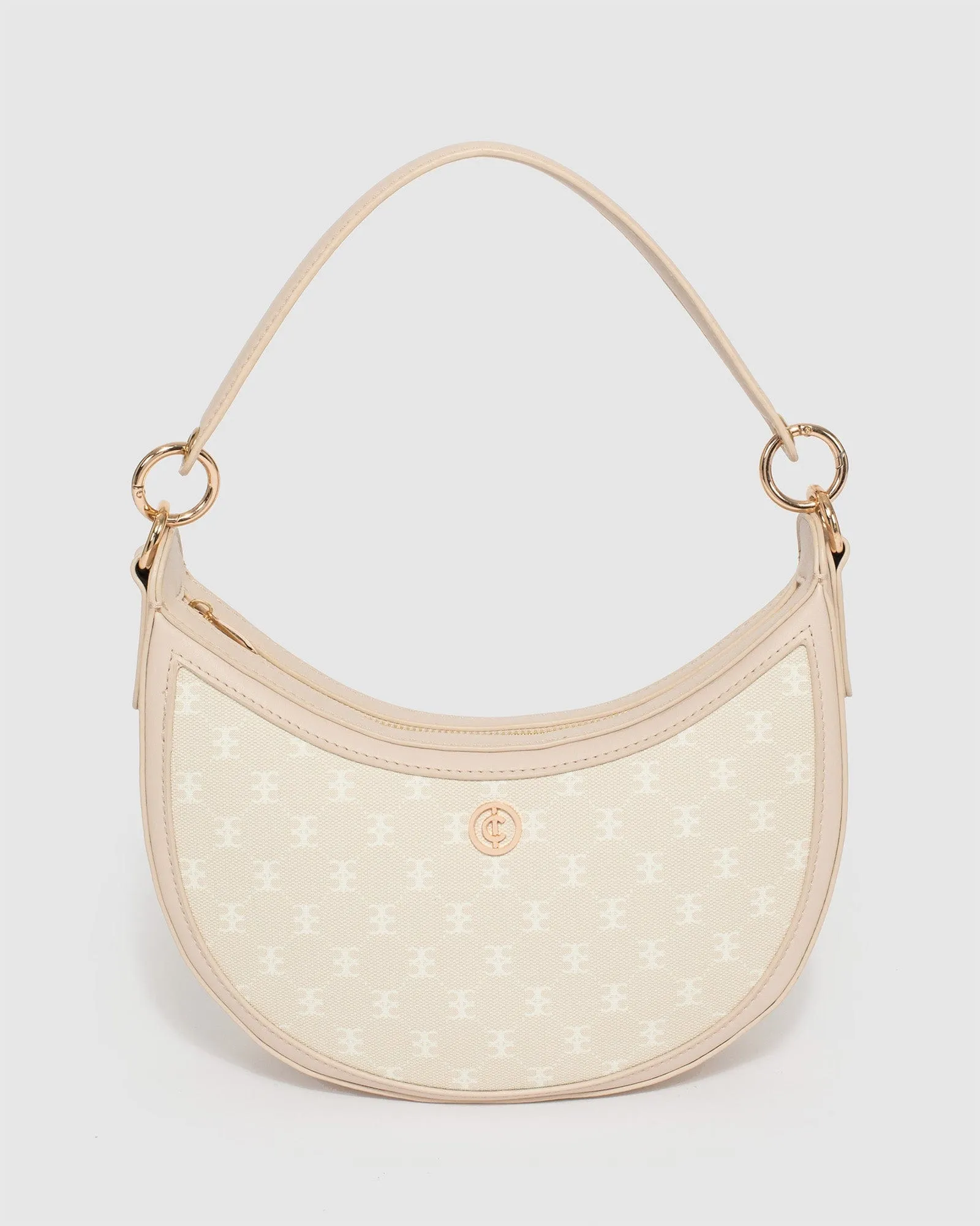 Ivory Flavia Saddle Bag