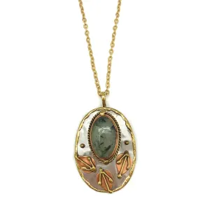 Janya Pendant - Moss Agate