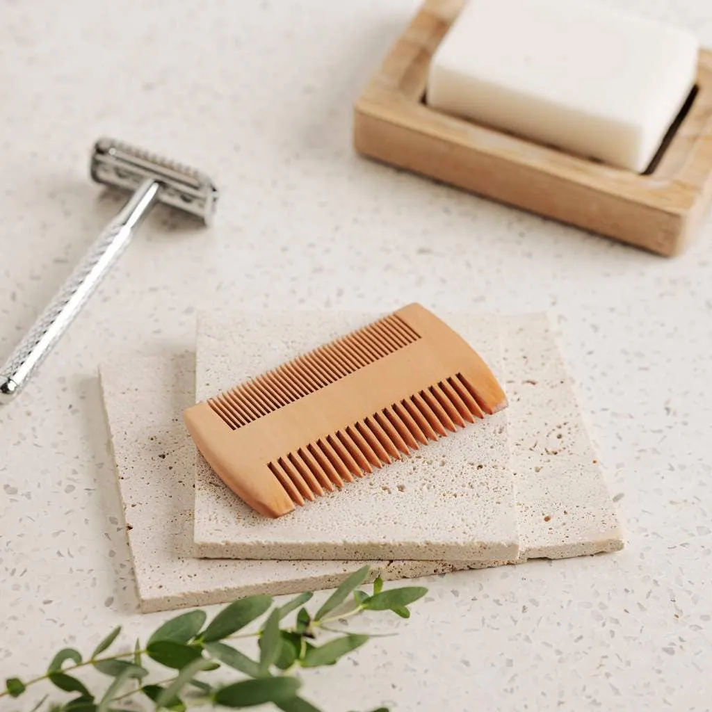 Jungle Culture- Natural Wooden Beard Comb