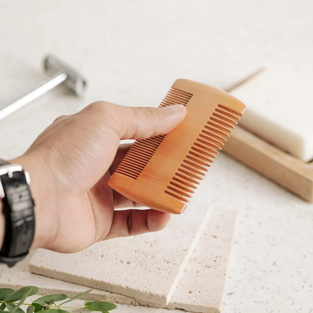 Jungle Culture- Natural Wooden Beard Comb