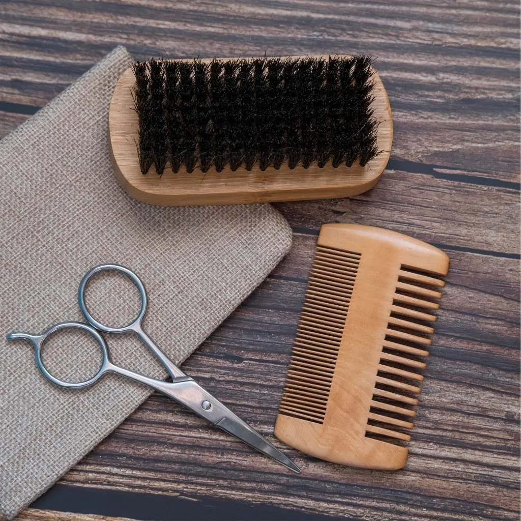 Jungle Culture- Natural Wooden Beard Comb