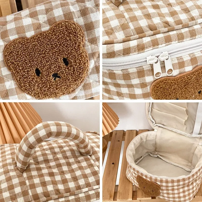 Kawaii Bear Cosmetic Bag Pouch - Kawaii Bag