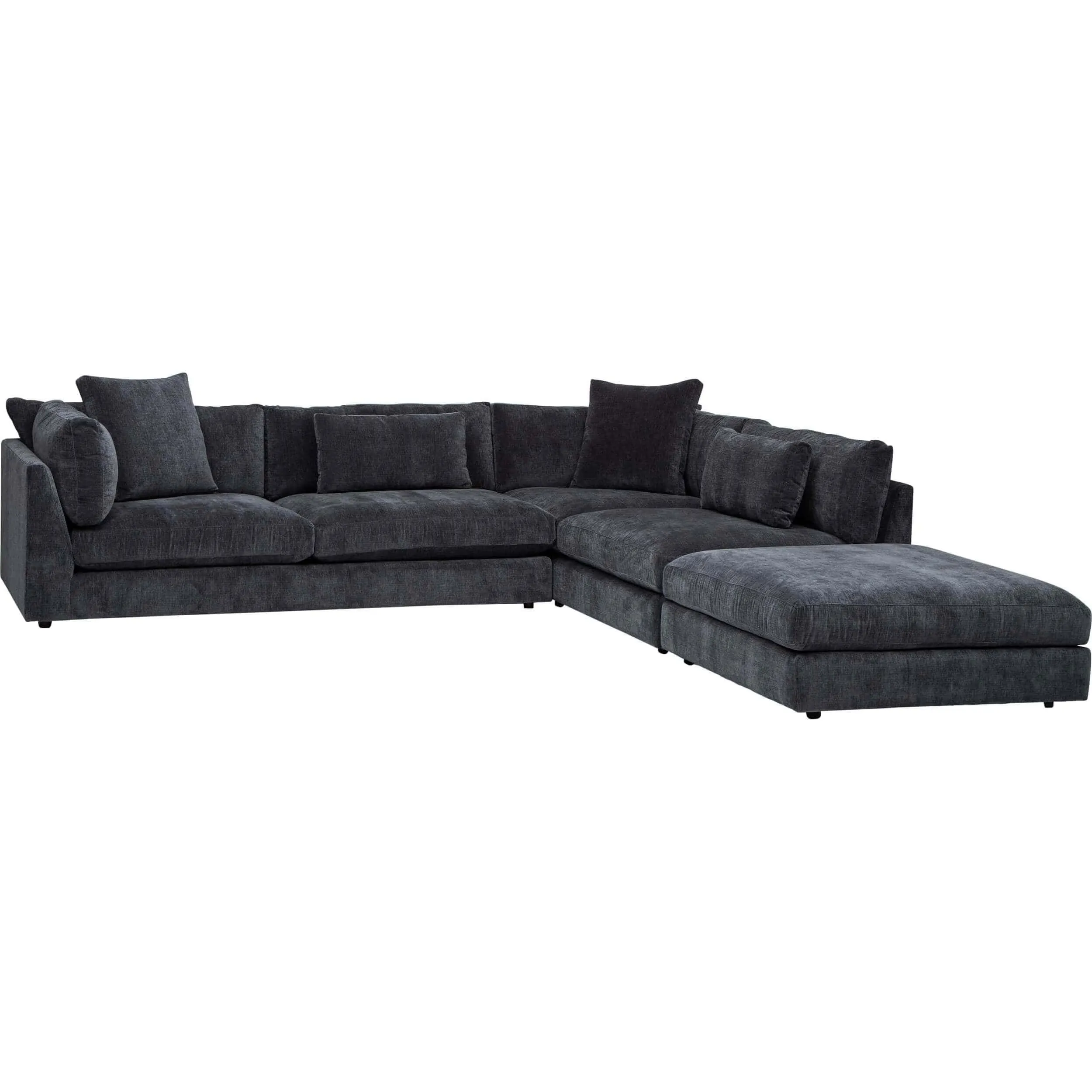 Kellen Sectional, Vickie Charcoal