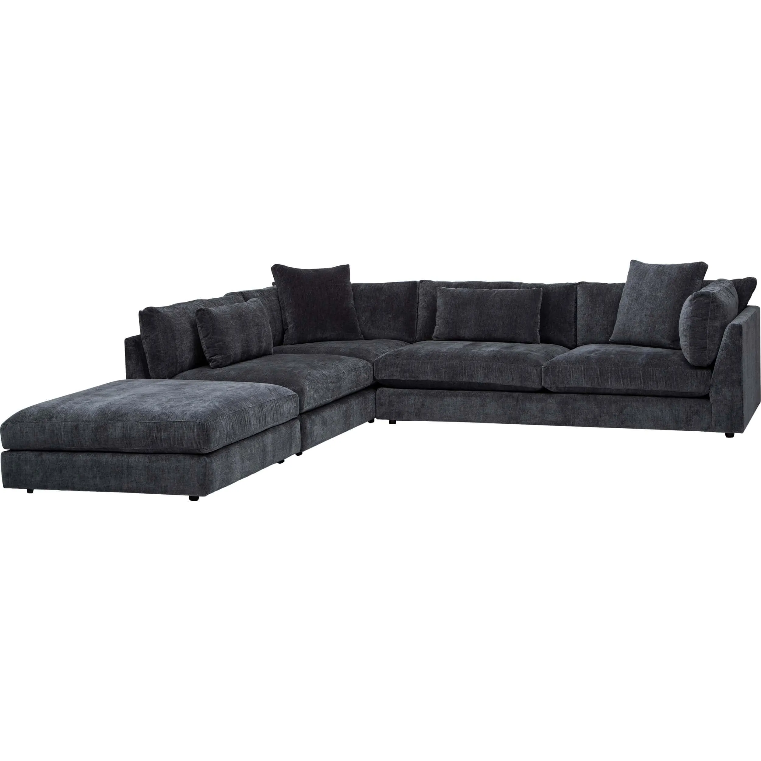 Kellen Sectional, Vickie Charcoal