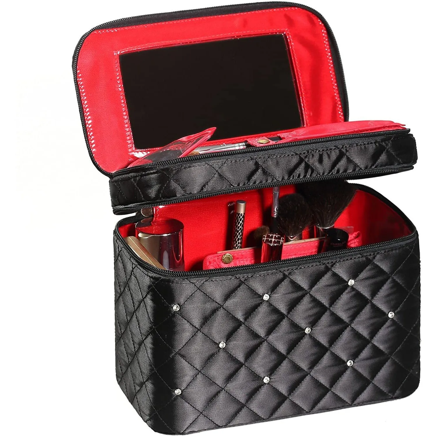 Kemi Makeup Case Diamond Black