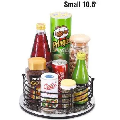 Kitchen organiser Round Revolving Medium Multipurpose Tray,  Revolving Rack, Space saver , Dining accessories