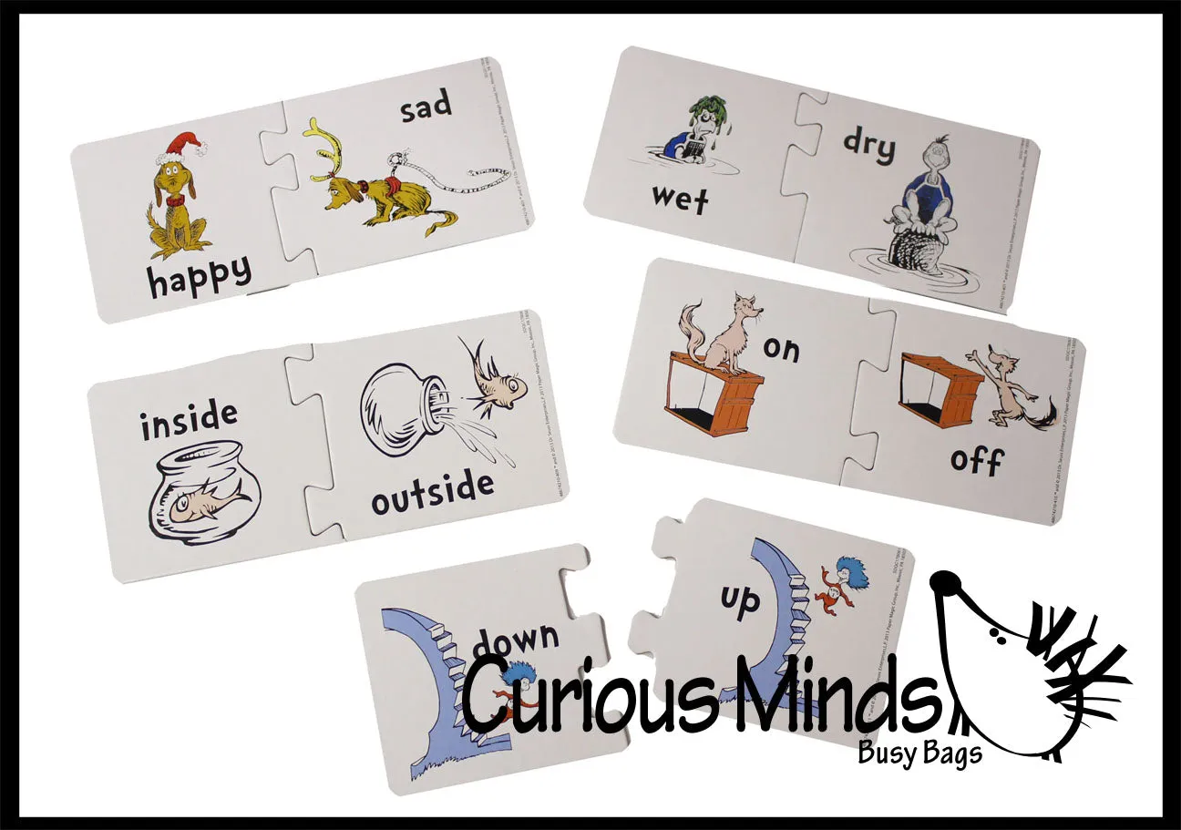 LAST CHANCE - LIMITED STOCK  - SALE - Opposite Words Puzzle - Dr. Seuss Teacher Supply