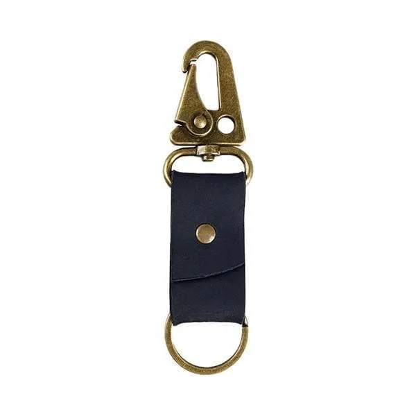 Leather Keychain with Belt Loop Clip PJ18