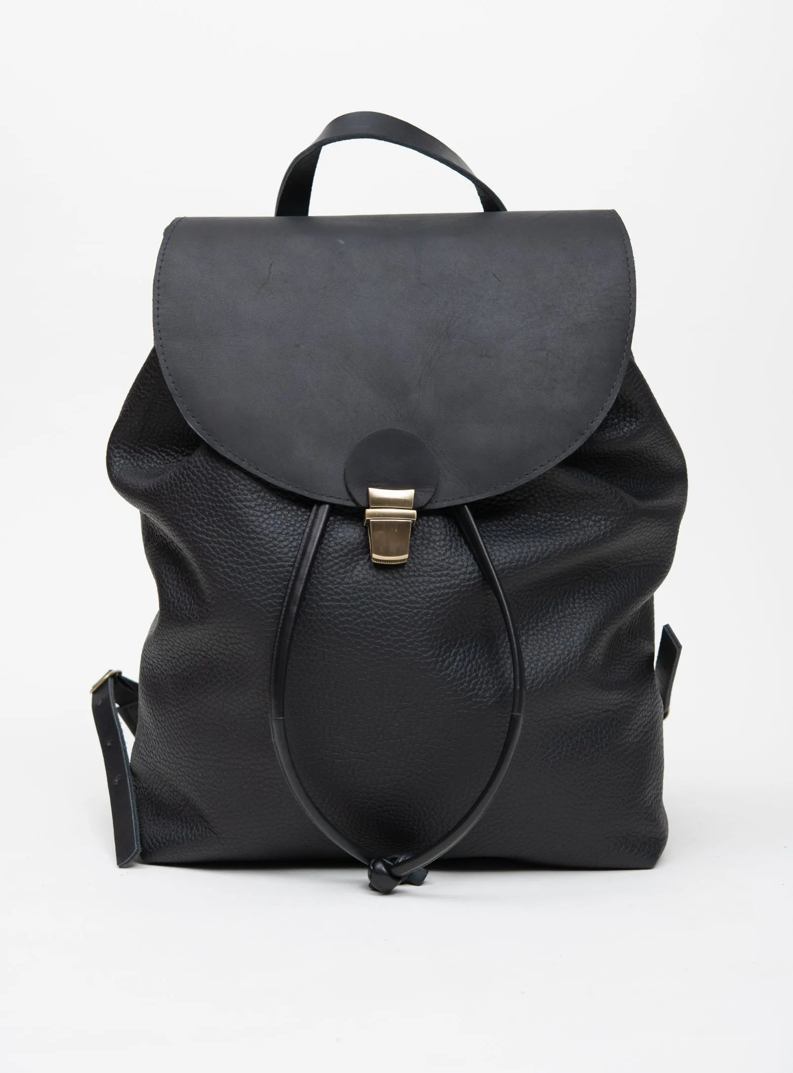 Leather rucksack MILAN model