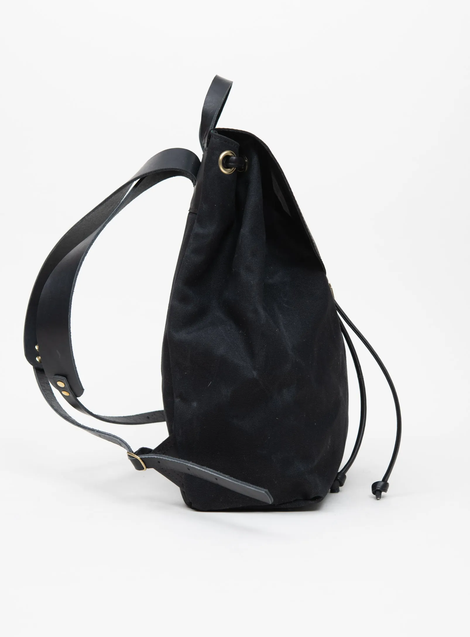 Leather rucksack MILAN model