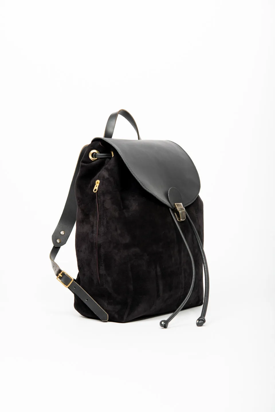 Leather rucksack MILAN model