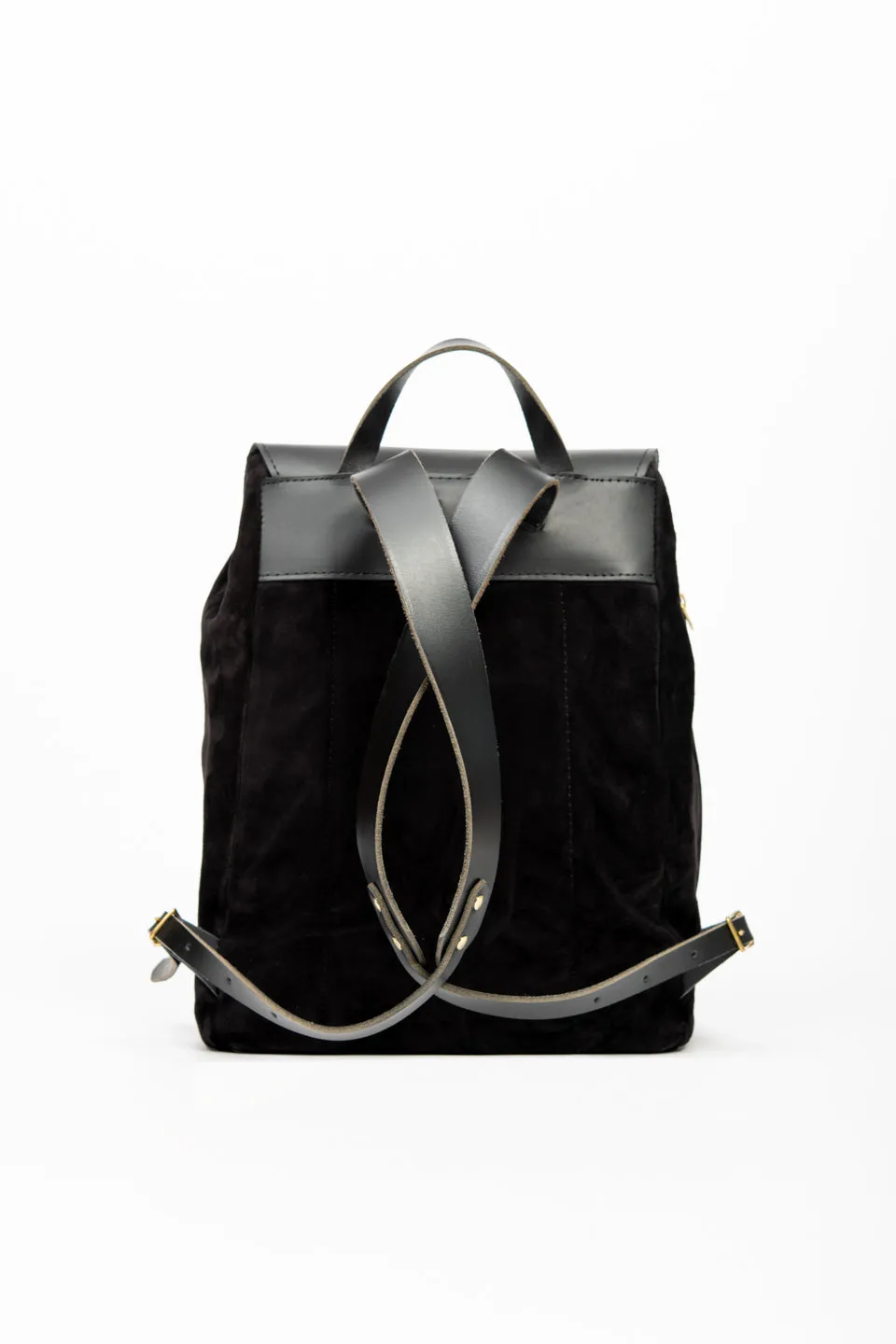 Leather rucksack MILAN model