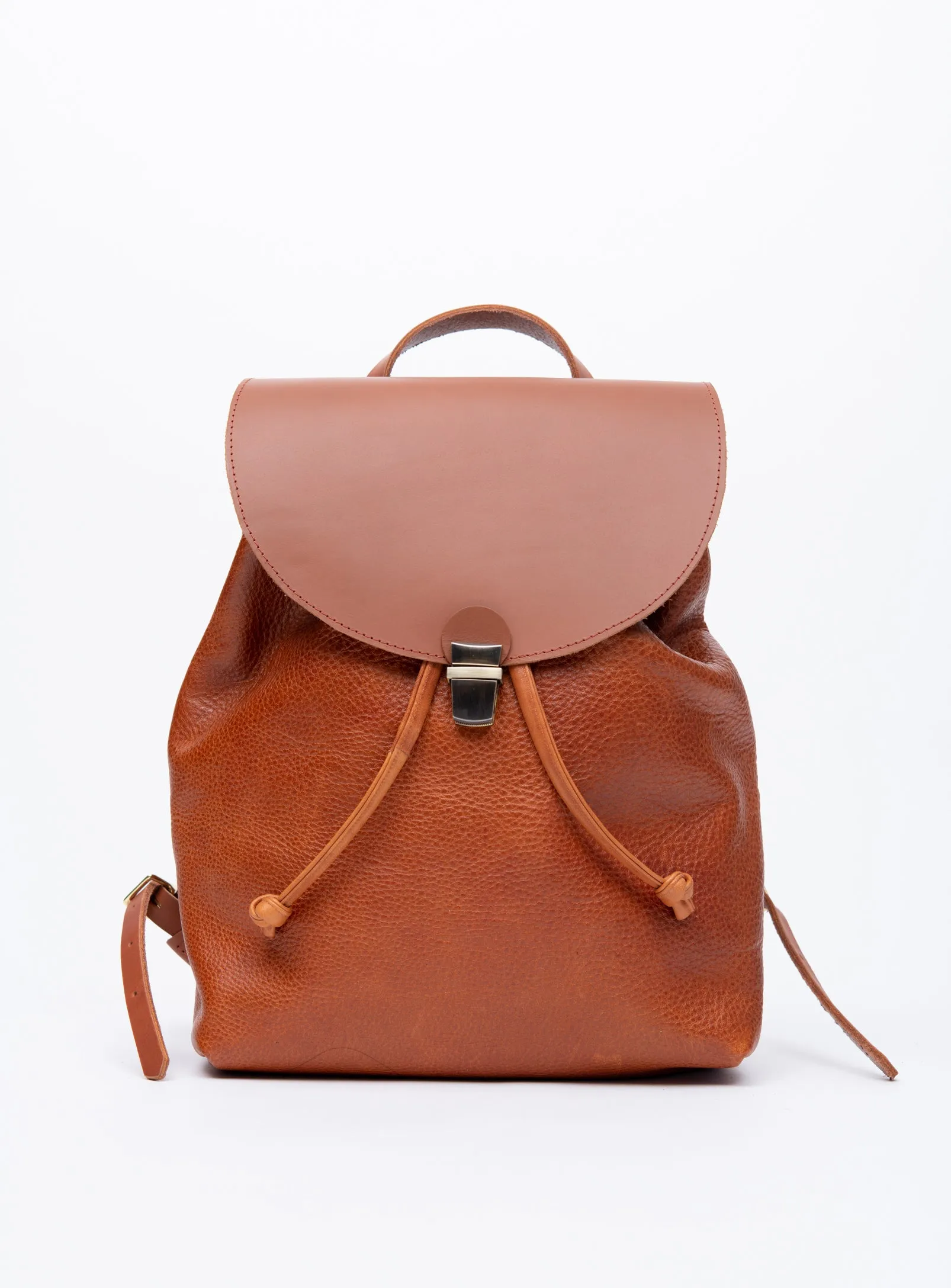 Leather rucksack MILAN model