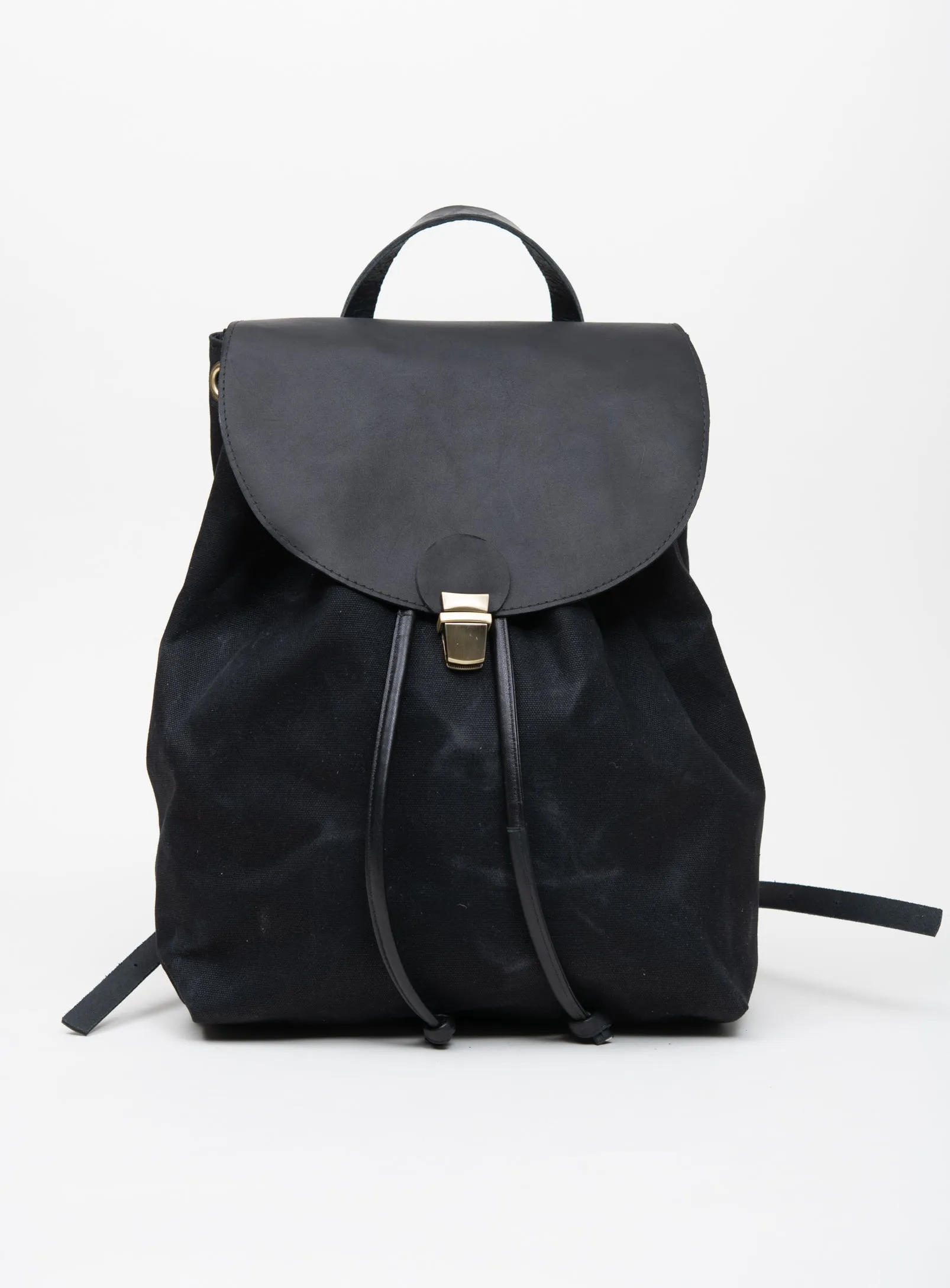 Leather rucksack MILAN model