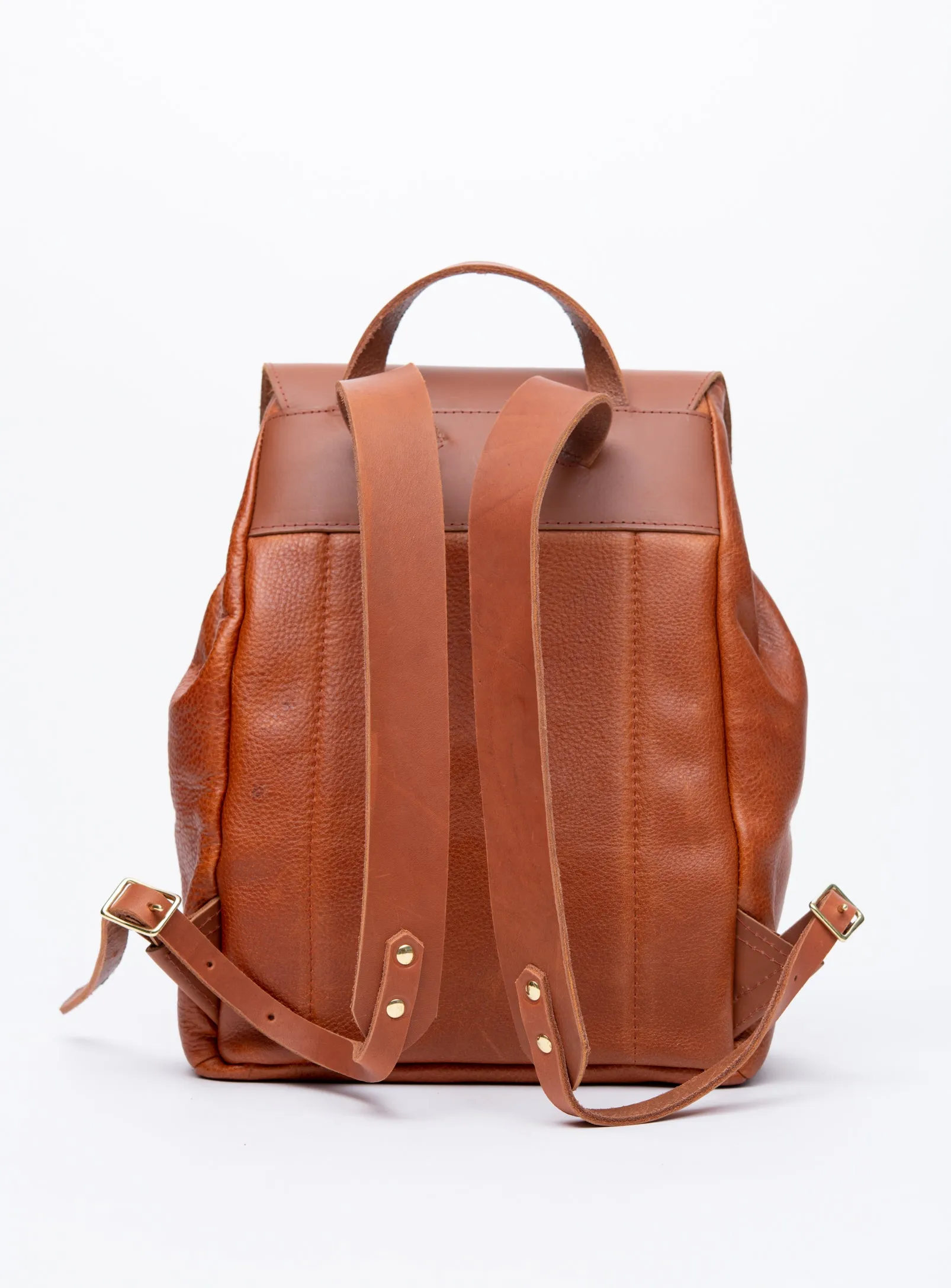 Leather rucksack MILAN model