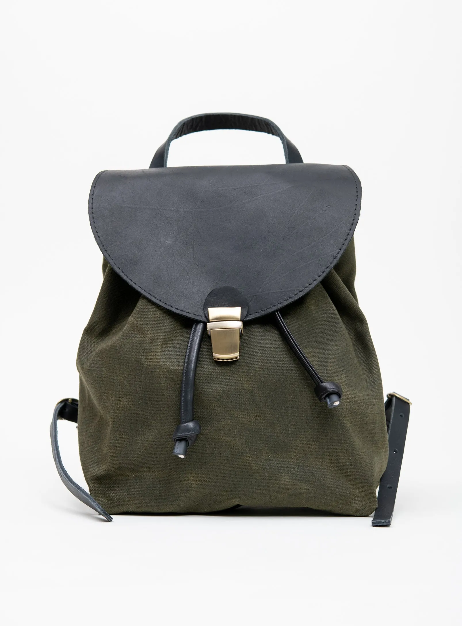 Leather rucksack MILAN model