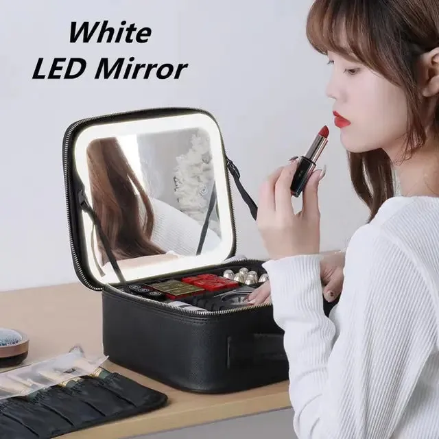 LED Light Cosmetic Bag