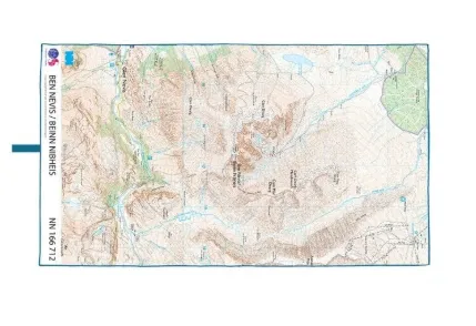 LifeVenture SoftFibre Ordnance Survey Travel Towel - Ben Nevis