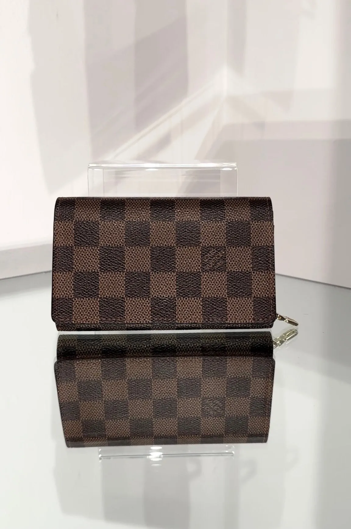 LOUIS VUITTON Damier Ebene Porte Monnaie Billets Trevor Wallet