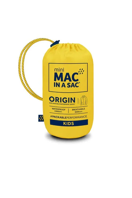 Mac In A Sac Mini Origin 2 Jacket (Kids) - Yellow