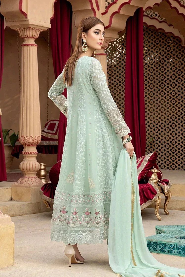 Manahils - Jal Pari RTW Collection - Angrakha-B-008-Aqua