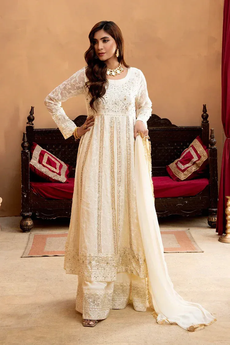 Manahils - Jal Pari RTW Collection - Kurti-B-007-Off White