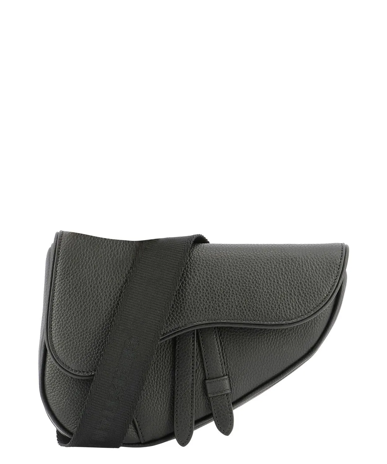 Men's "mini Saddle" Shoulder Bag in Black | 1ADPO191YMJH00N