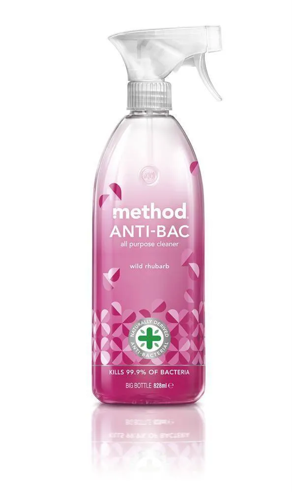 Method Anti-Bac Cleaner Wild Rhubarb 828ml