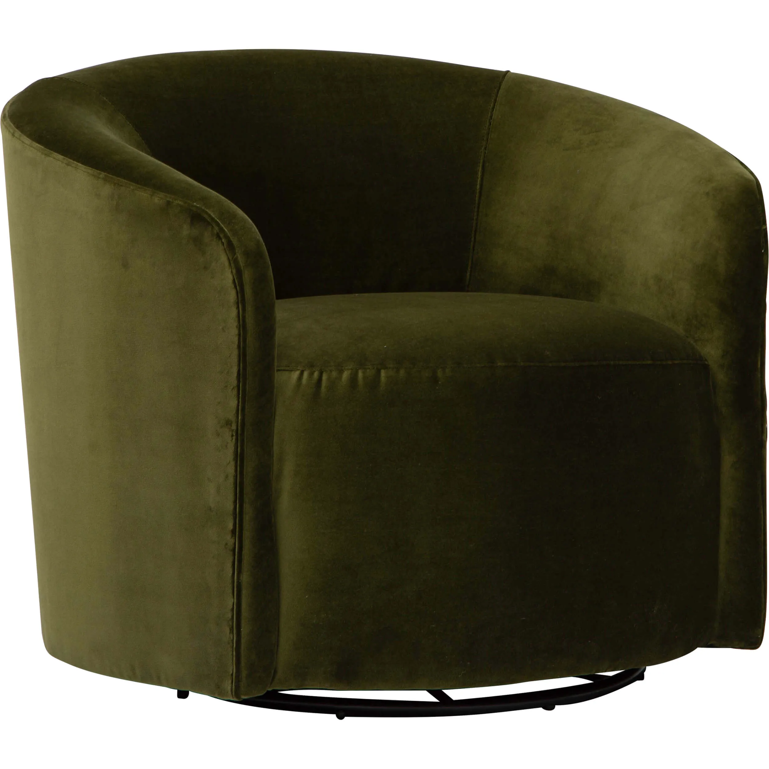 Mika Swivel Chair, Vance Jade