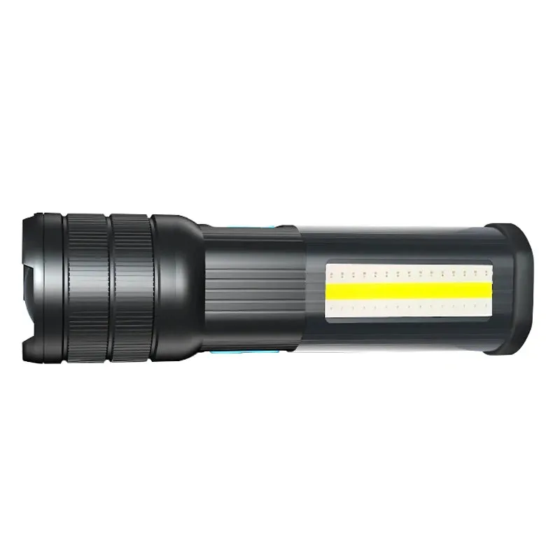 New Ak47 Multifunctional Night Riding Camping Light Rechargeable Cob Multifunctional Bright Flashlight Led Super Bright Outdoor