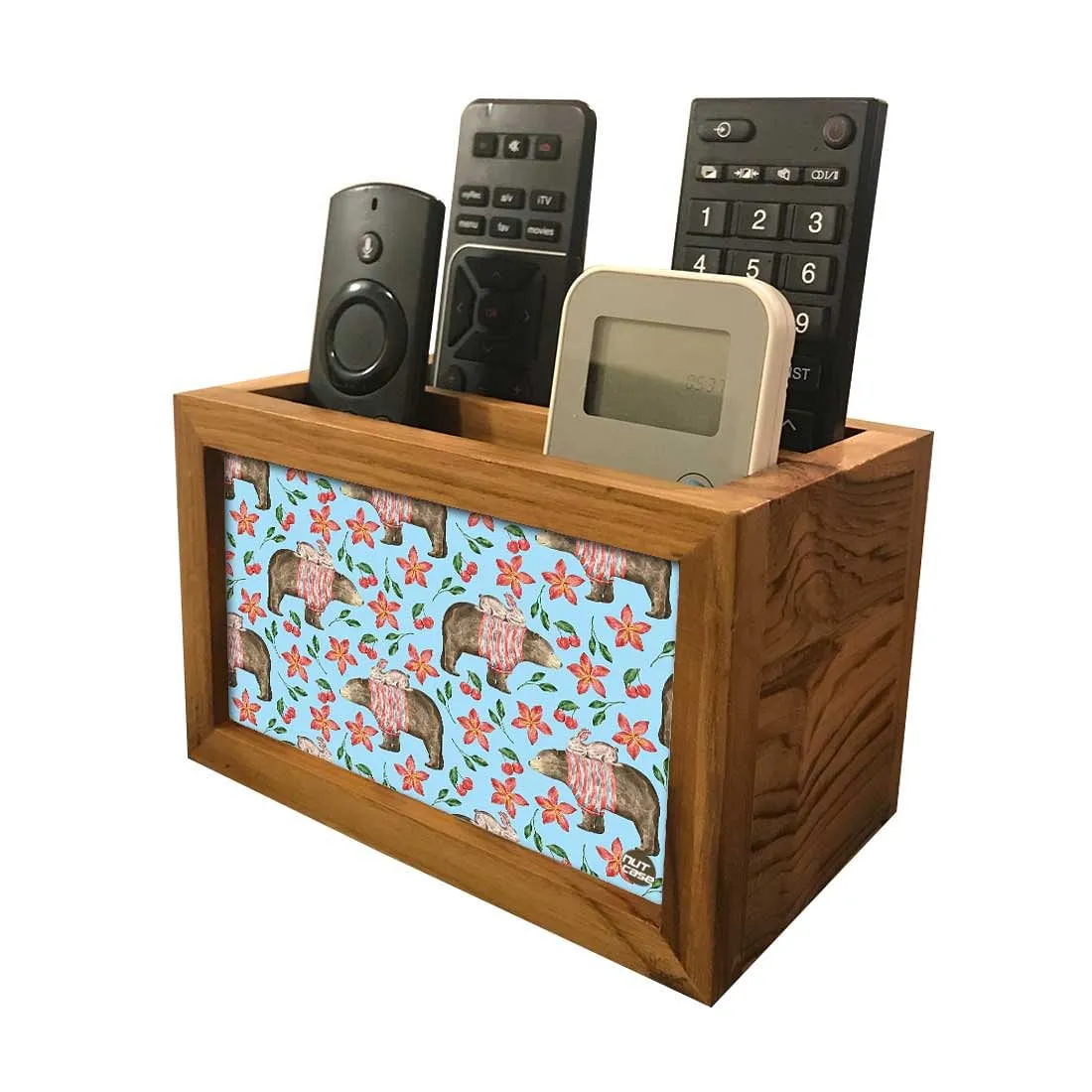 Organizer For TV AC Remotes - Panda & Rabbit