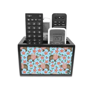 Organizer For TV AC Remotes - Panda & Rabbit