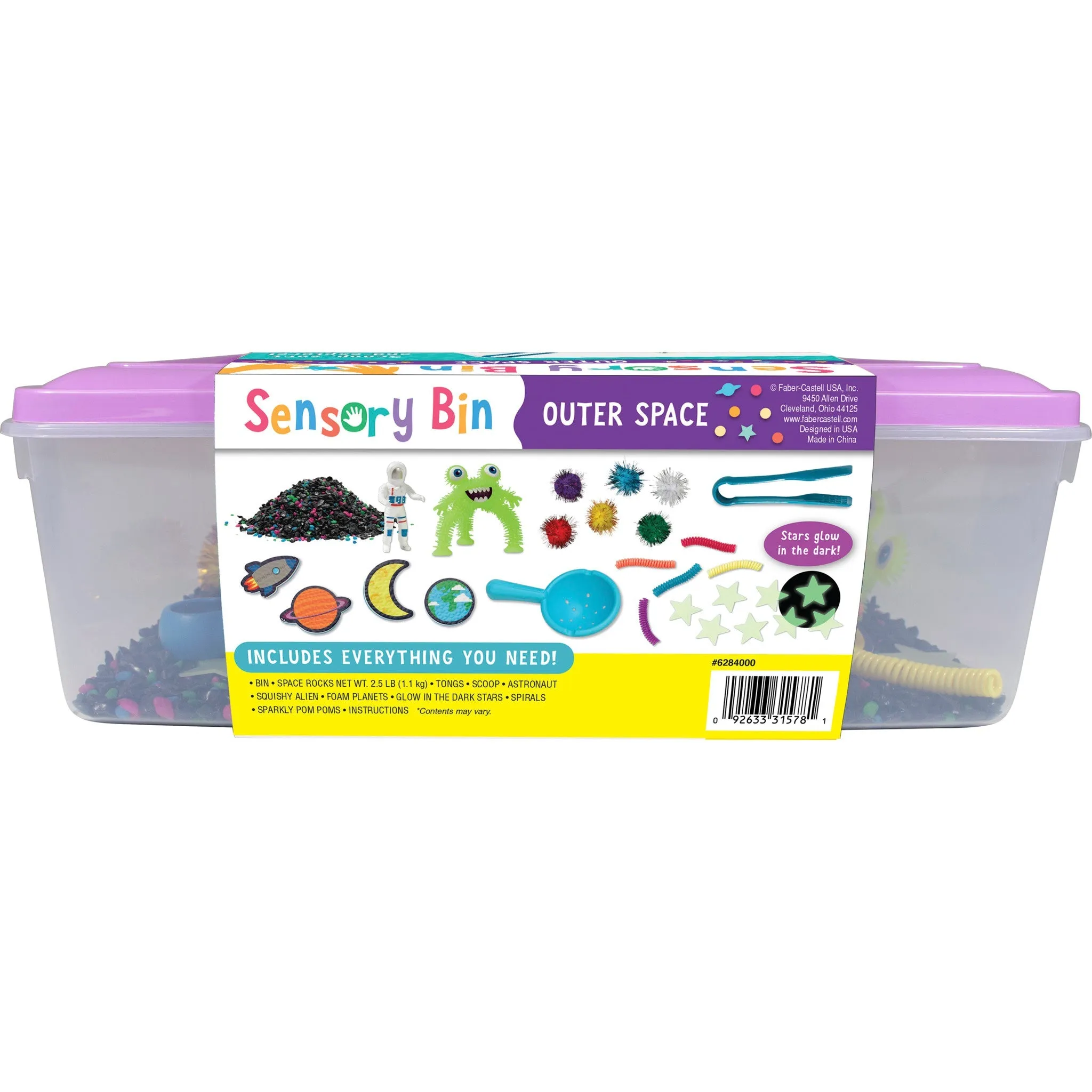 Outer Space Sensory Bin