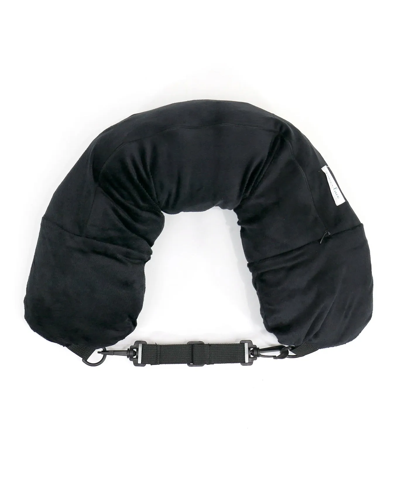 Packable Travel Neck Pillow in Black