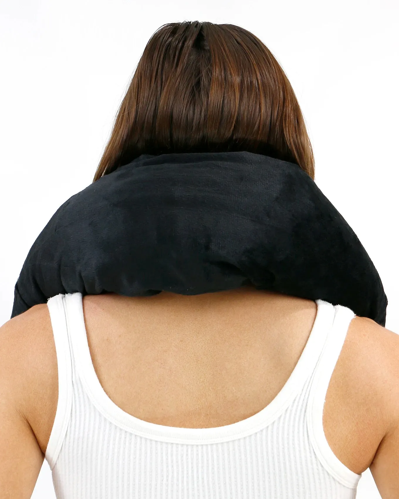 Packable Travel Neck Pillow in Black