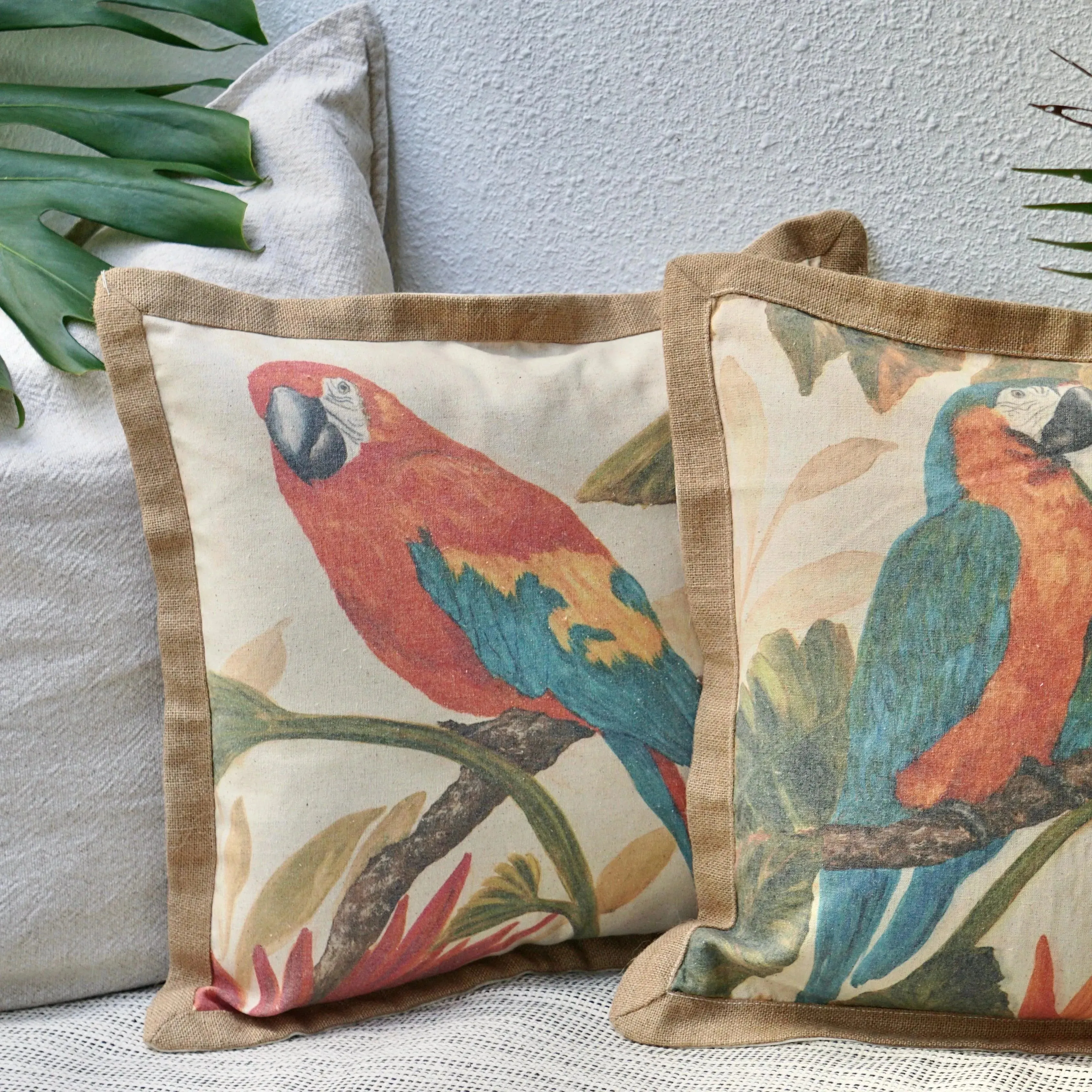 Parrot Cushion Cover