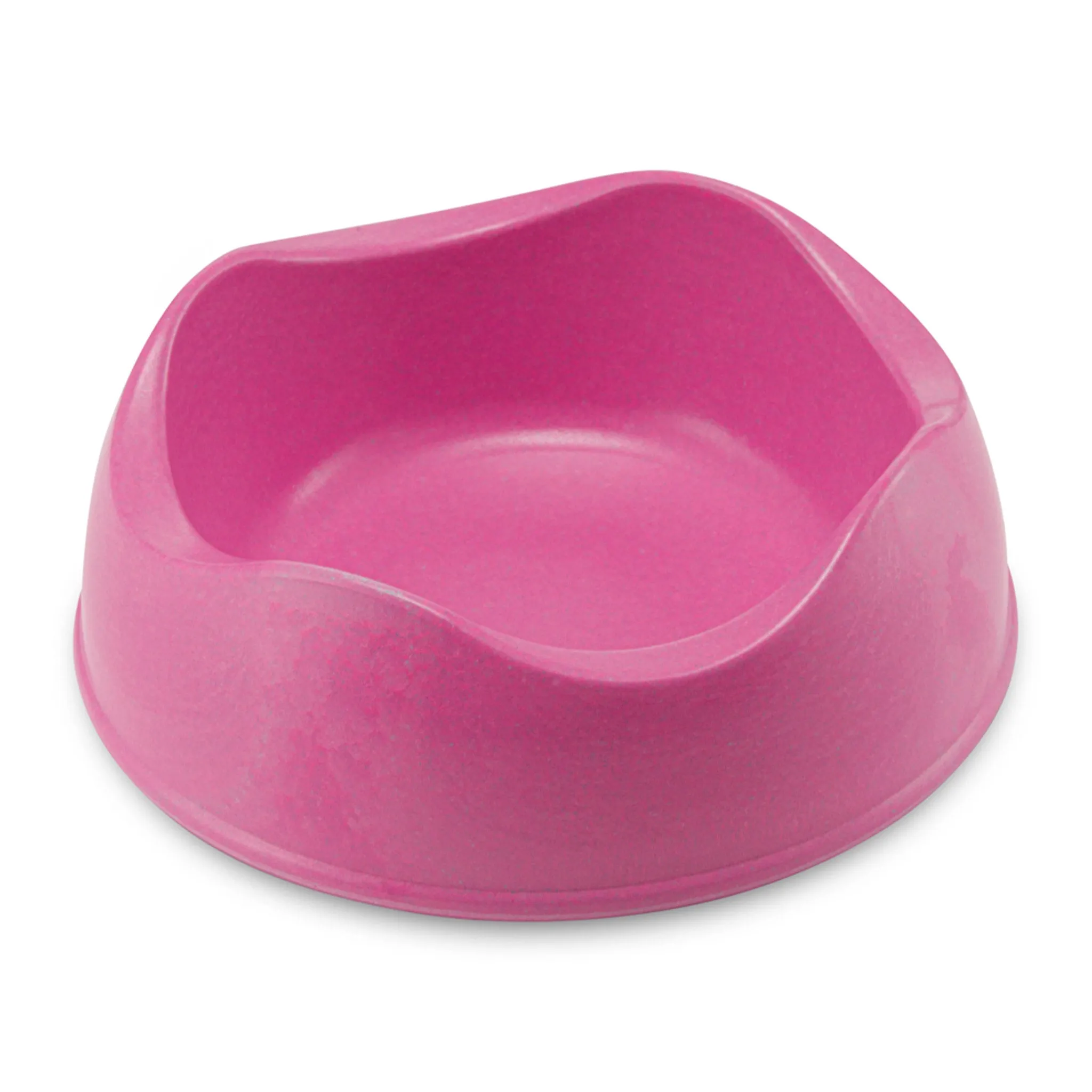 Pink eco friendly biodegradable dog bowl