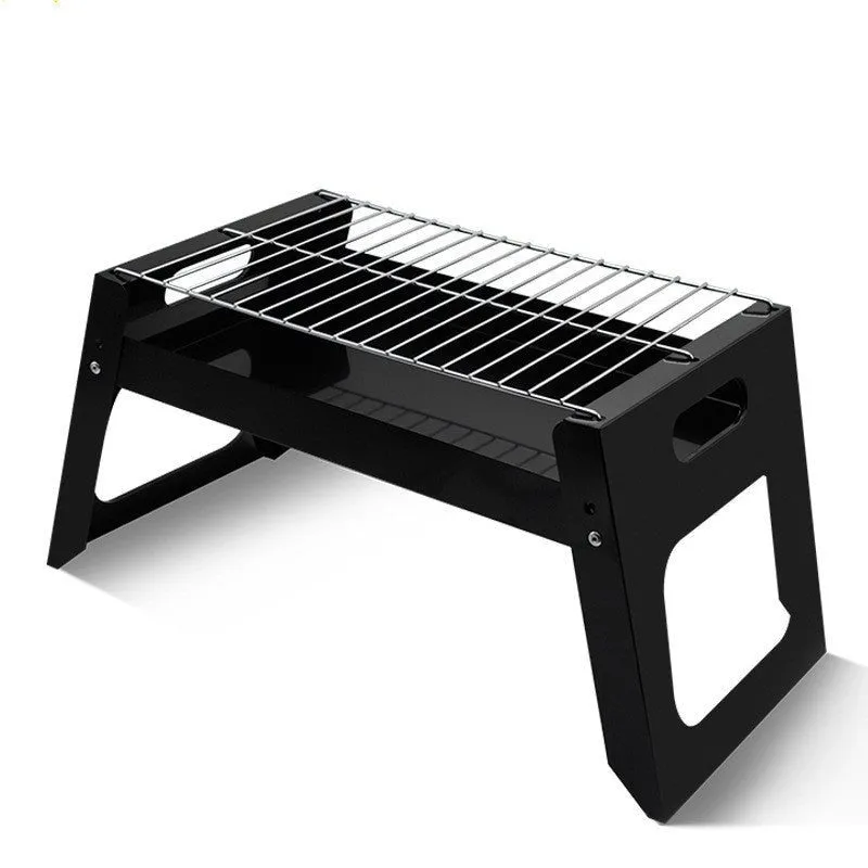 Portable Folding Barbecue Grill with Rotisserie Rack 🔥