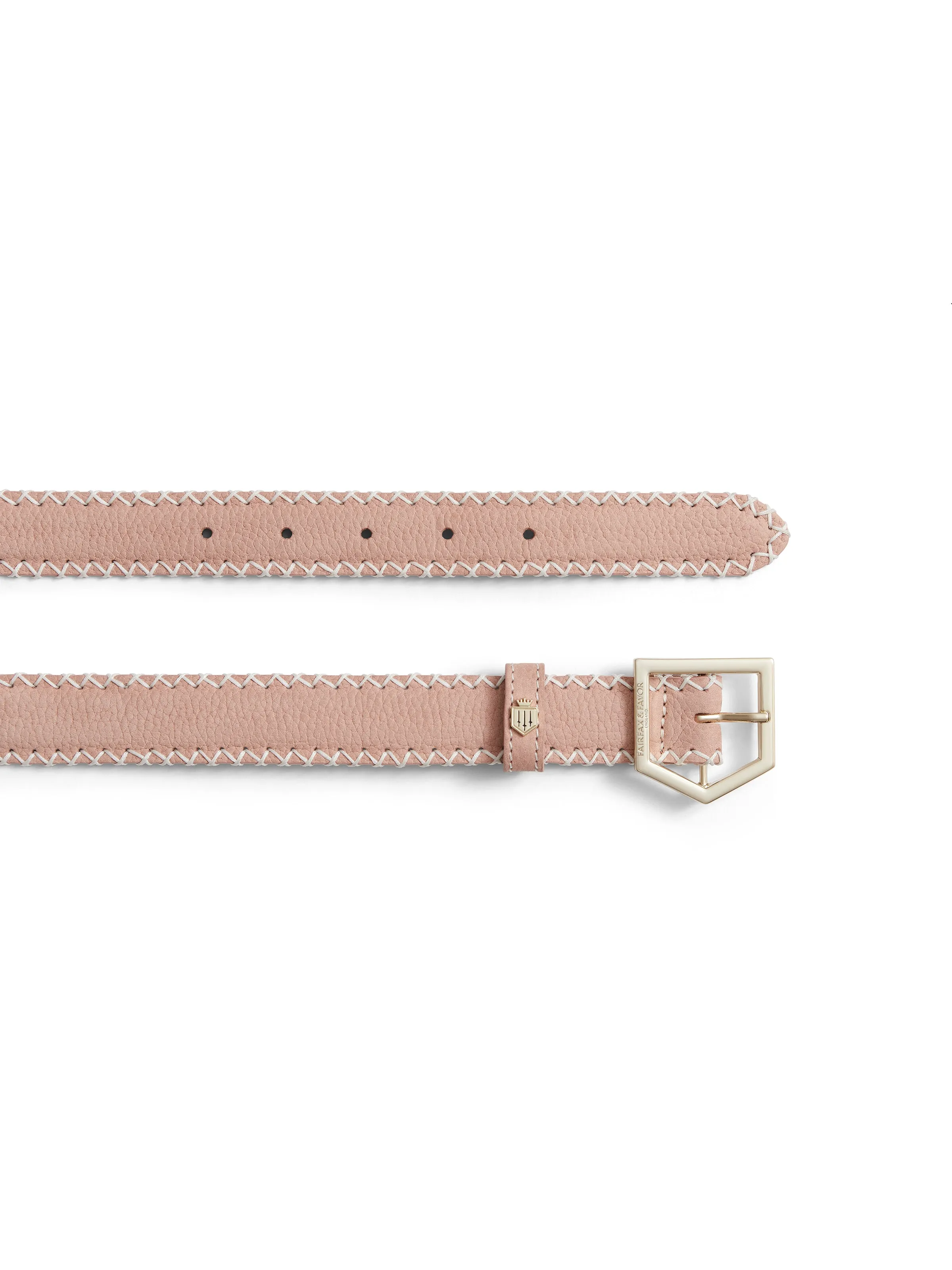 Portofino Belt - Blush Nubuck