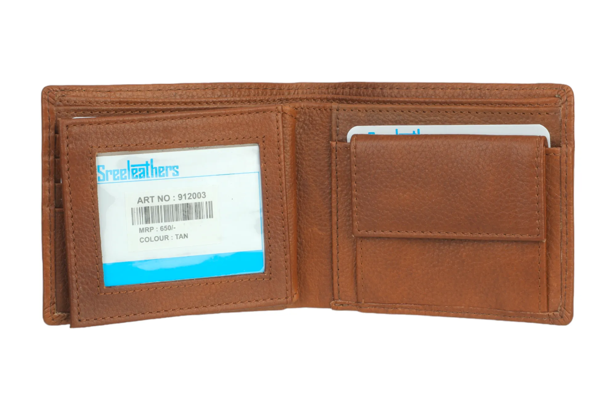 PREMIUM MENS LEATHER WALLET 912003 (TAN)