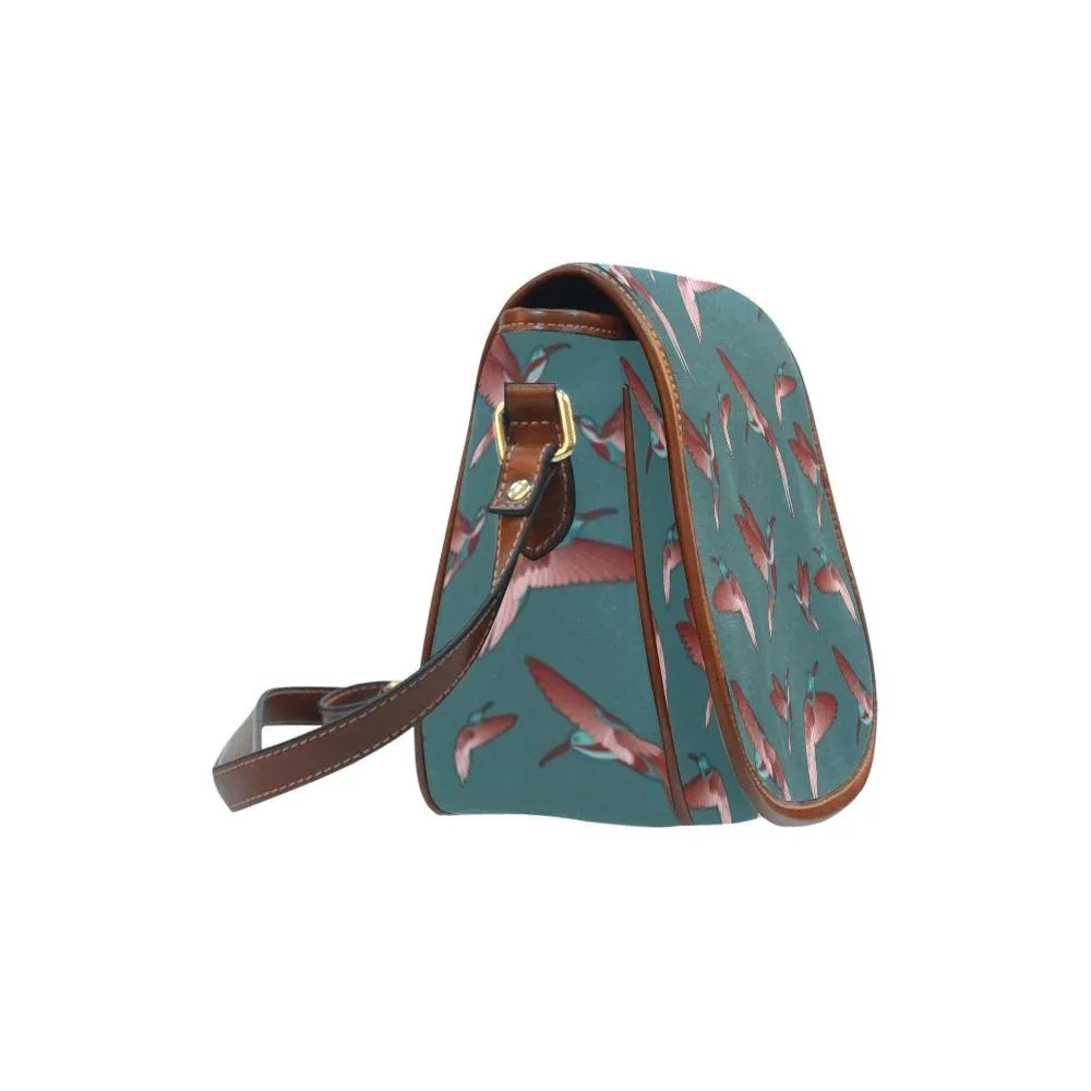 Red Swift Turquoise Saddle Bag/Small