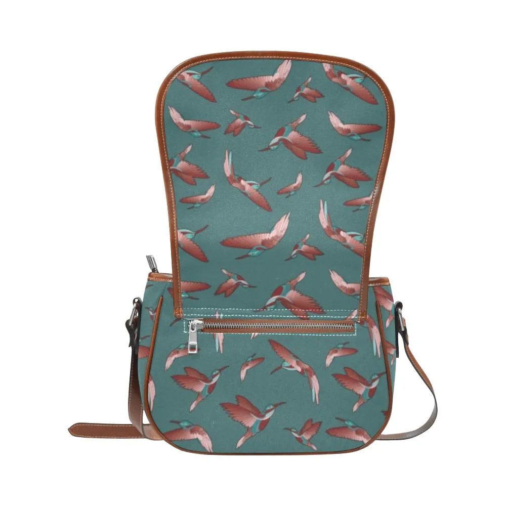 Red Swift Turquoise Saddle Bag/Small